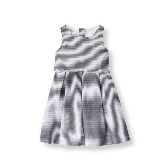 Janie and Jack Striped Nautical Santorini Sunset Dress Size 3-6M Baby Girl - Picture 2 of 10